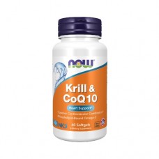 NOW Krill & CoQ10 60 softgels