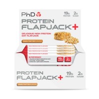 PhD®  Protein Flapjack + Peanut Butter 12 x 75g