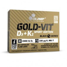 Gold-Vit D3+K2 Sport Edition Vitamins 60 Capsules